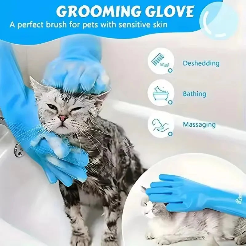 Silicone grooming for dogs and Cats