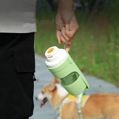 Portable pet water and food bottle for Dogs and Cats