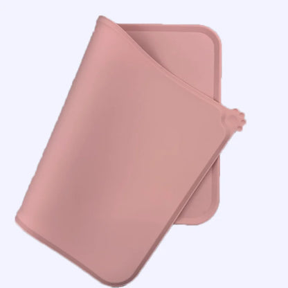 Waterproof non-slip silicone pet feeding mat for Dogs and Cats
