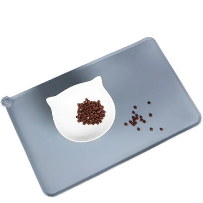 Waterproof non-slip silicone pet feeding  mat for Dogs and Cats