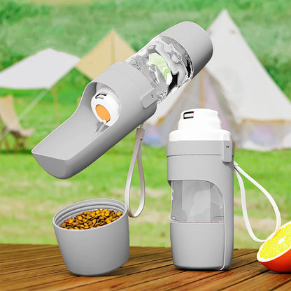 Portable pet water and food bottle for Dogs and Cats